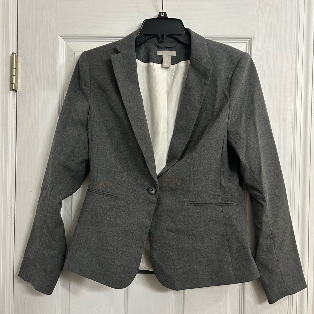 H&M Charcoal Gray Blazer